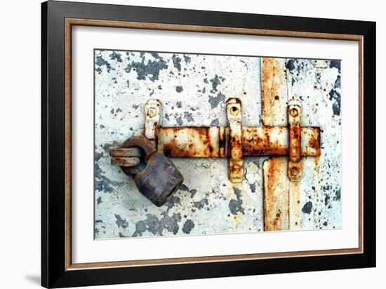 Corroded Metal-Tony Craddock-Framed Photographic Print