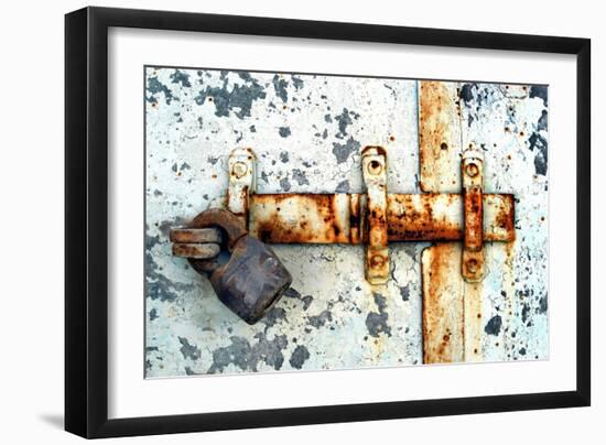 Corroded Metal-Tony Craddock-Framed Photographic Print