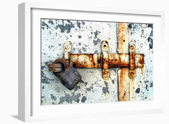 Corroded Metal-Tony Craddock-Framed Photographic Print