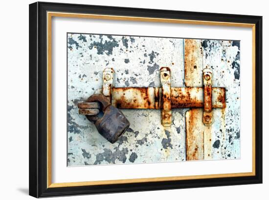 Corroded Metal-Tony Craddock-Framed Photographic Print