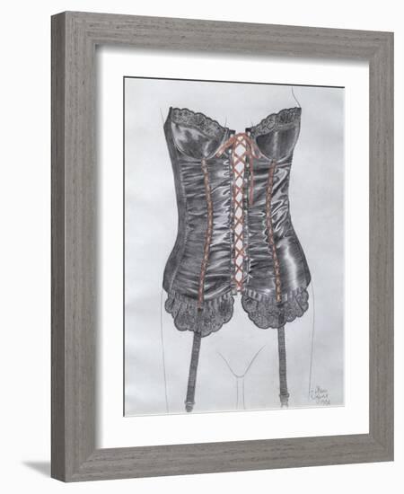 Corset, 1990-Alan Byrne-Framed Giclee Print