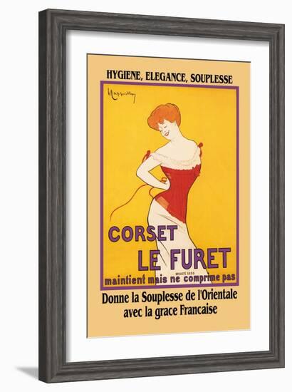 Corset Le Furet-Leonetto Cappiello-Framed Art Print