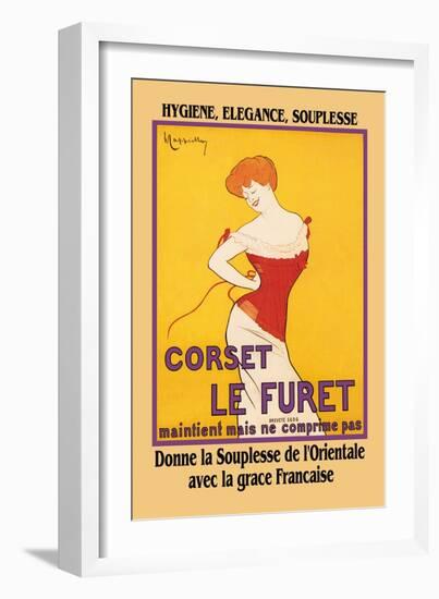 Corset Le Furet-Leonetto Cappiello-Framed Art Print