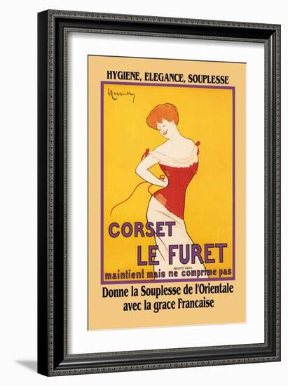 Corset Le Furet-Leonetto Cappiello-Framed Art Print