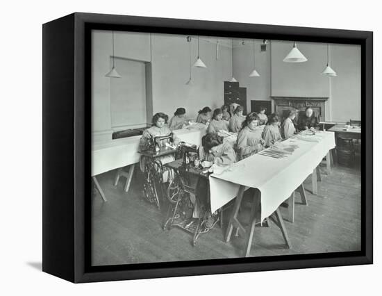 Corset Making Class, Bloomsbury Trade School for Girls, London, 1911-null-Framed Premier Image Canvas