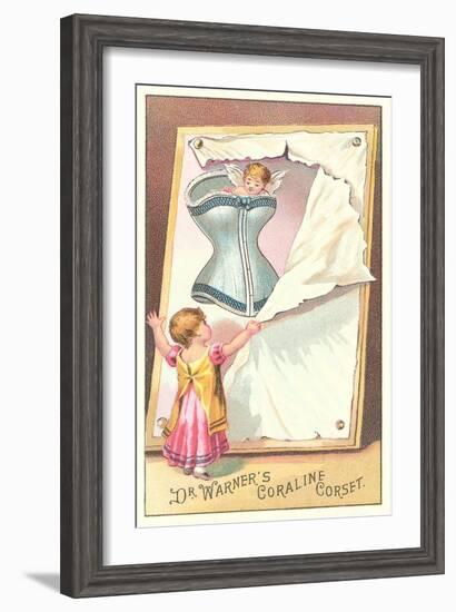 Corset Unveiled by Cherubs-null-Framed Art Print