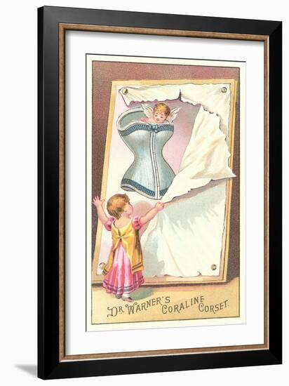 Corset Unveiled by Cherubs-null-Framed Art Print