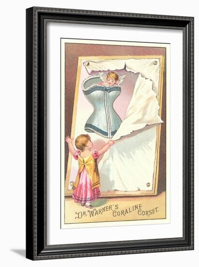 Corset Unveiled by Cherubs-null-Framed Art Print