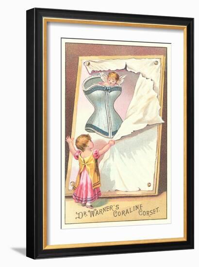 Corset Unveiled by Cherubs-null-Framed Art Print