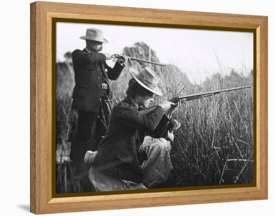 Corsica Shooting, 20th Century-Andrew Pitcairn-knowles-Framed Premier Image Canvas