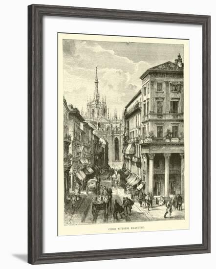 Corso Vittorio Emanuele-null-Framed Giclee Print