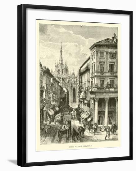 Corso Vittorio Emanuele-null-Framed Giclee Print