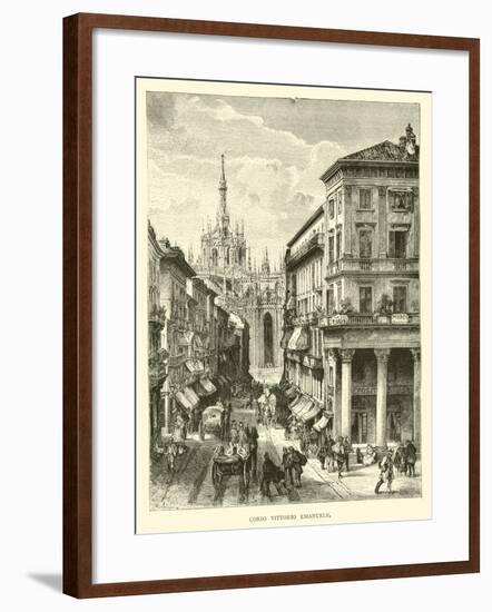 Corso Vittorio Emanuele-null-Framed Giclee Print