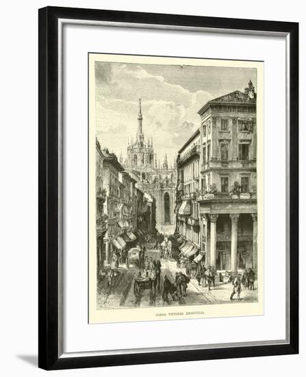 Corso Vittorio Emanuele-null-Framed Giclee Print