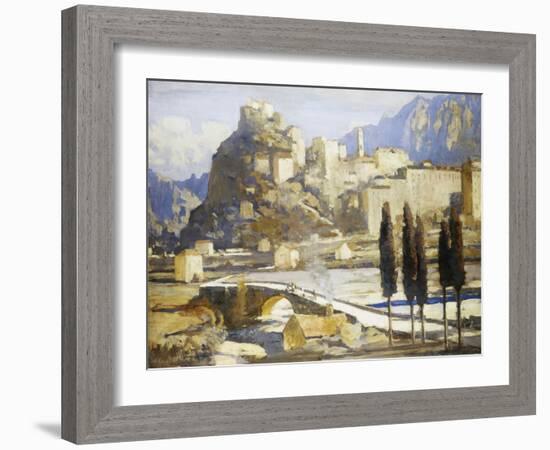 Corte, Corsica, France-James Paterson-Framed Giclee Print