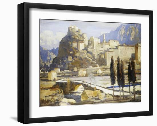 Corte, Corsica, France-James Paterson-Framed Giclee Print