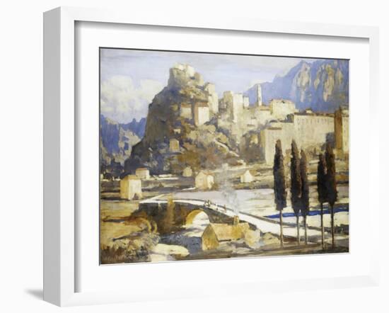 Corte, Corsica, France-James Paterson-Framed Giclee Print