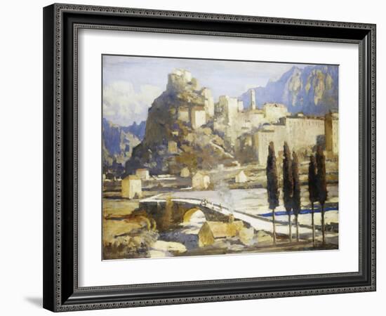 Corte, Corsica, France-James Paterson-Framed Giclee Print