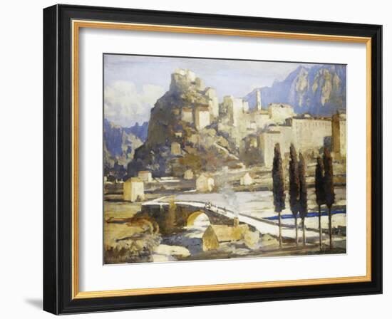 Corte, Corsica, France-James Paterson-Framed Giclee Print