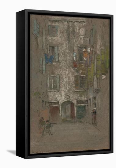 Corte Del Paradiso, 1880-James Abbott McNeill Whistler-Framed Premier Image Canvas