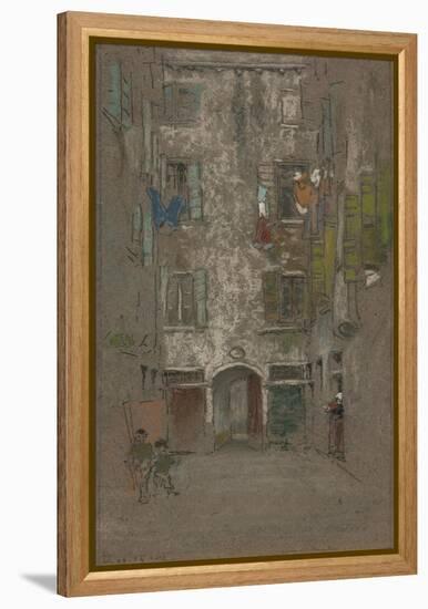 Corte Del Paradiso, 1880-James Abbott McNeill Whistler-Framed Premier Image Canvas