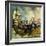 Cortes Captured the Young King Cuauhtemoc as He Tried to Escape by Canoe-Alberto Salinas-Framed Giclee Print