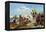 Cortes Scuttling His Ships after Landing in Mexico, c.1518-null-Framed Premier Image Canvas