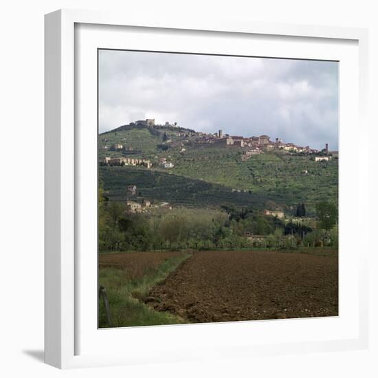 Cortona, a hill town in central Italy. Artist: Unknown-Unknown-Framed Photographic Print