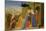 Cortona Altarpiece Showing the Annunciation, Predella: Visitation-Angelico & Strozzi-Mounted Giclee Print