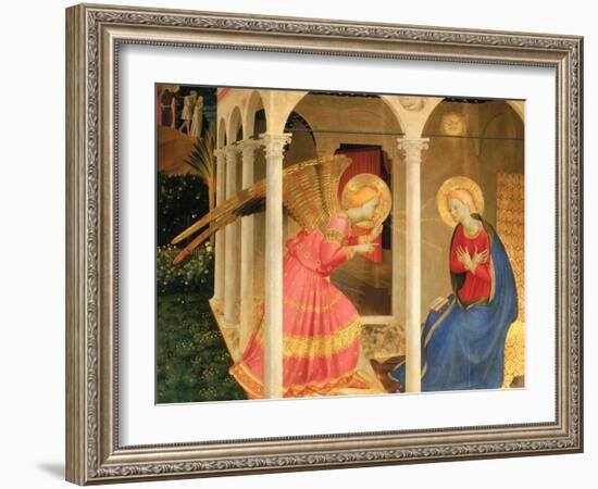 Cortona Altarpiece with the Annunciation, without predellas-Fra Angelico-Framed Giclee Print