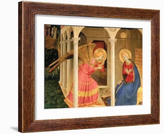 Cortona Altarpiece with the Annunciation, without predellas-Fra Angelico-Framed Giclee Print