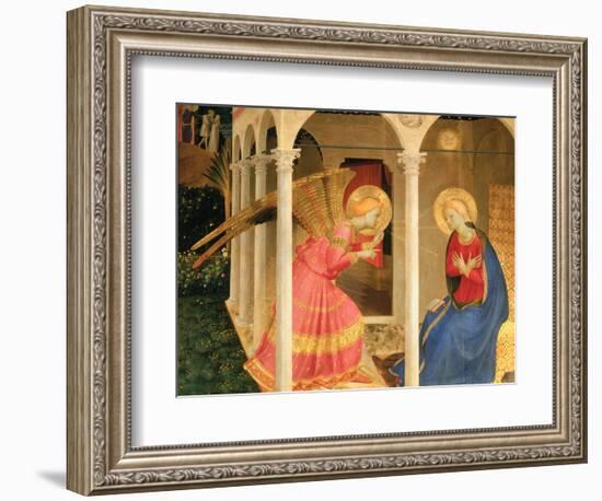 Cortona Altarpiece with the Annunciation, without predellas-Fra Angelico-Framed Giclee Print