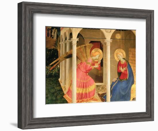 Cortona Altarpiece with the Annunciation, without predellas-Fra Angelico-Framed Giclee Print