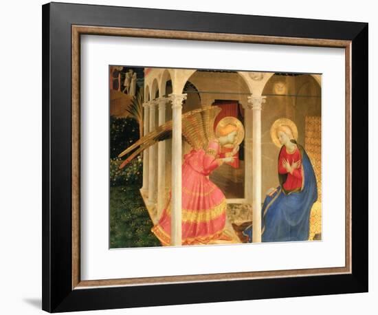 Cortona Altarpiece with the Annunciation, without predellas-Fra Angelico-Framed Giclee Print