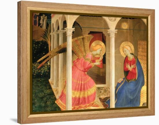 Cortona Altarpiece with the Annunciation, without predellas-Fra Angelico-Framed Premier Image Canvas