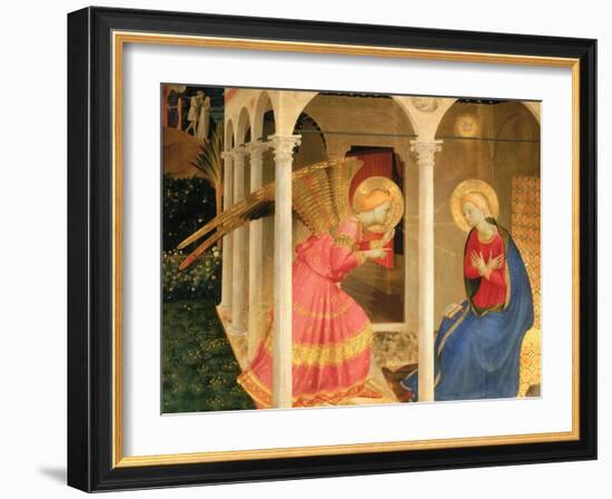 Cortona Altarpiece with the Annunciation, without predellas-Fra Angelico-Framed Premium Giclee Print