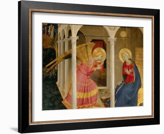 Cortona Altarpiece with the Annunciation-Fra Angelico-Framed Giclee Print