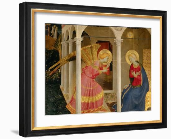 Cortona Altarpiece with the Annunciation-Fra Angelico-Framed Giclee Print