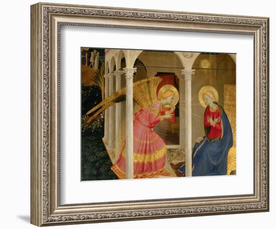 Cortona Altarpiece with the Annunciation-Fra Angelico-Framed Giclee Print