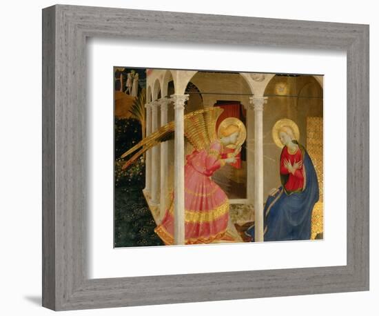 Cortona Altarpiece with the Annunciation-Fra Angelico-Framed Giclee Print