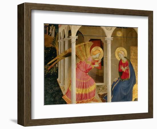 Cortona Altarpiece with the Annunciation-Fra Angelico-Framed Giclee Print