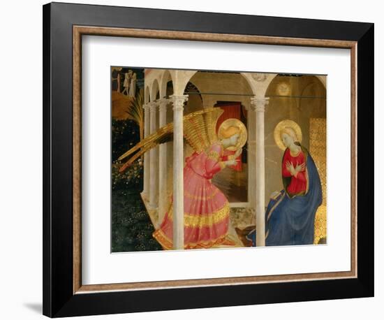 Cortona Altarpiece with the Annunciation-Fra Angelico-Framed Giclee Print