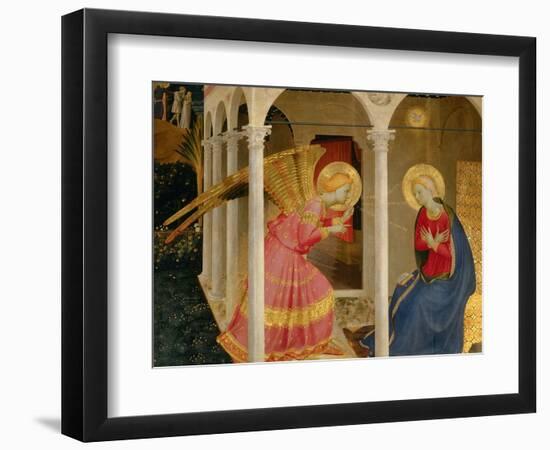 Cortona Altarpiece with the Annunciation-Fra Angelico-Framed Giclee Print