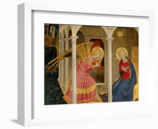 Cortona Altarpiece with the Annunciation-Fra Angelico-Framed Giclee Print