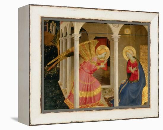 Cortona Altarpiece with the Annunciation-Fra Angelico-Framed Premier Image Canvas