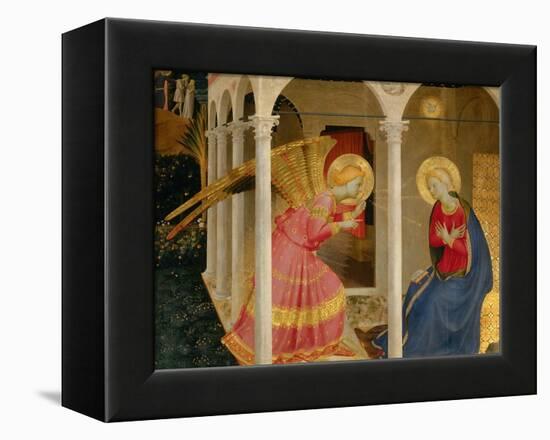 Cortona Altarpiece with the Annunciation-Fra Angelico-Framed Premier Image Canvas
