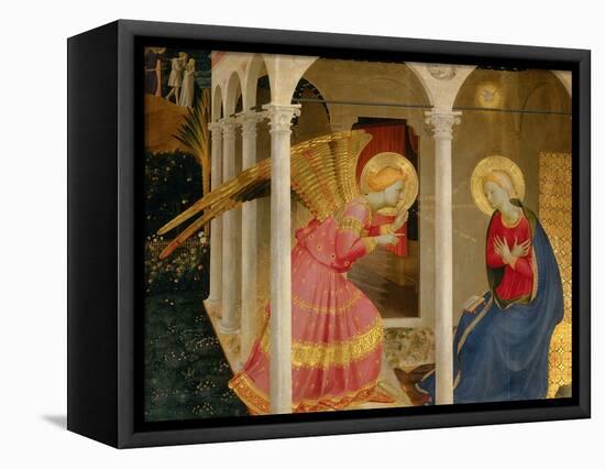 Cortona Altarpiece with the Annunciation-Fra Angelico-Framed Premier Image Canvas