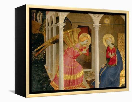 Cortona Altarpiece with the Annunciation-Fra Angelico-Framed Premier Image Canvas