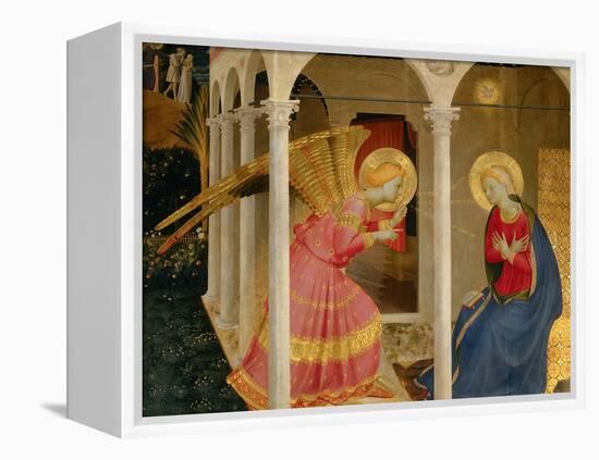 Cortona Altarpiece with the Annunciation-Fra Angelico-Framed Premier Image Canvas