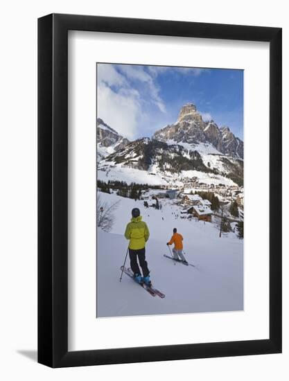 Corvara Village in the Sella Ronda Ski Area-Gavin Hellier-Framed Photographic Print